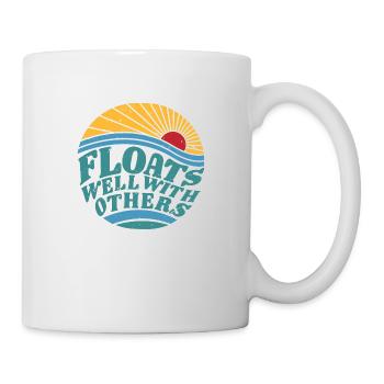 Summer River schwimmt gut mit anderen Float Trip - Tasse - Weiß - Rechts