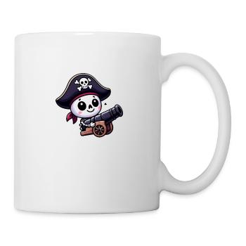 Skeleton Treasure - Pirate Skull - Mug - white - Right
