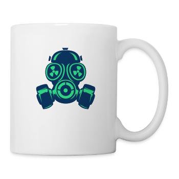 gas mask 02 - Mug - white - Right