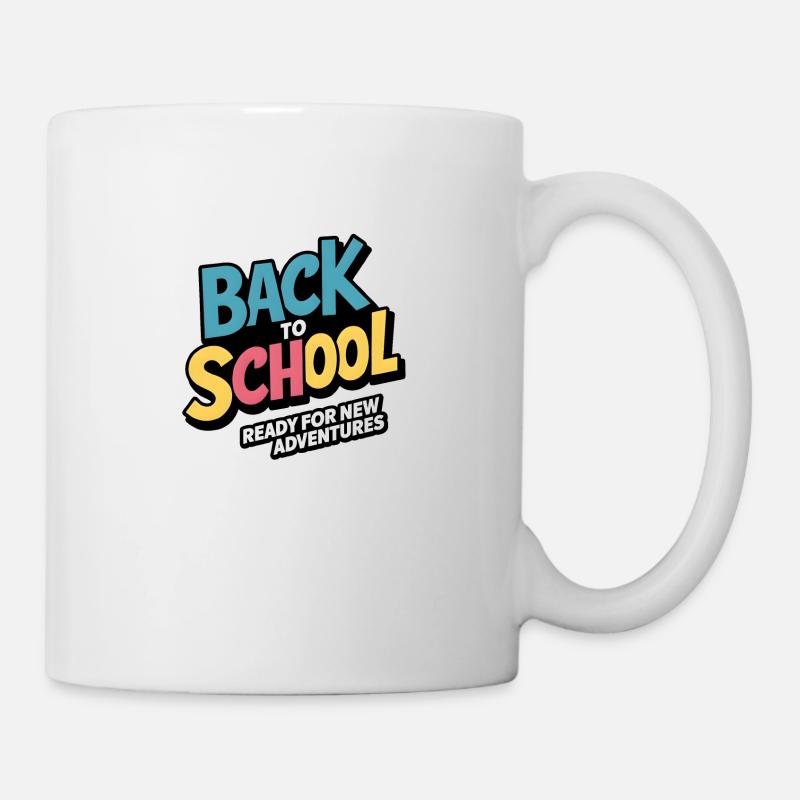zurück in die Schule - Tasse - Weiß
