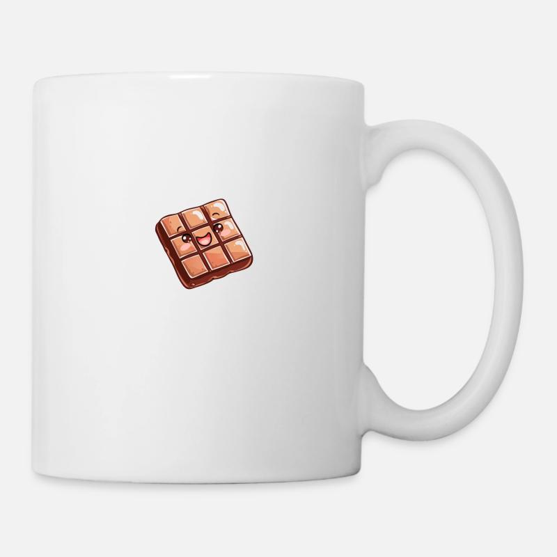 Playful Chocolate Bar Cartoon - Delicious G - Mug - white