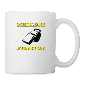 Bester Schiedsrichter - Tasse - Weiß - Rechts