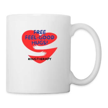 Thérapie par câlins - Mug blanc - blanc - Droite