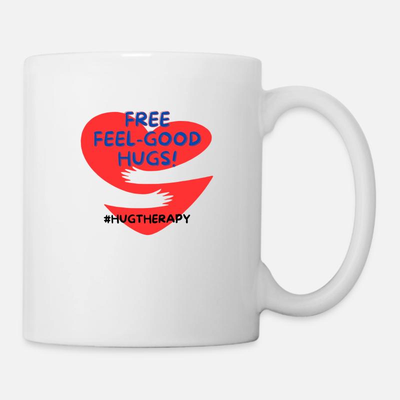 Thérapie par câlins - Mug blanc - blanc