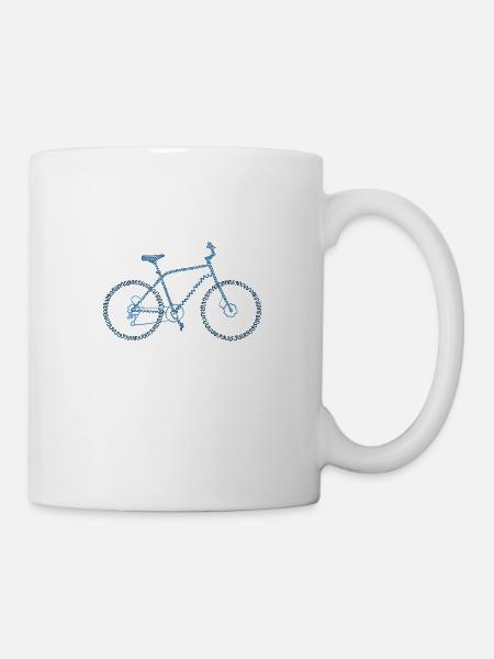Graphic Bicycle - Mug - white