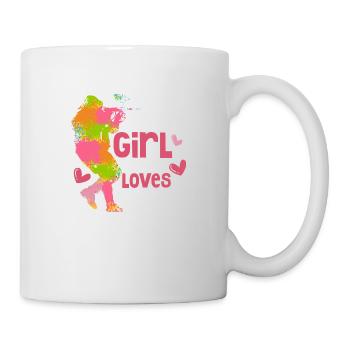 Just A Girl Who Loves Paintball Tactical Player Pa - Tasse - Weiß - Rechts