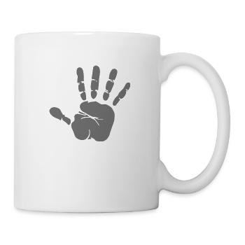 Parking Security Hand Sticker - Mug - white - Right