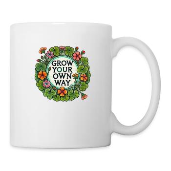 Cultivez à votre façon - Mug blanc - blanc - Droite