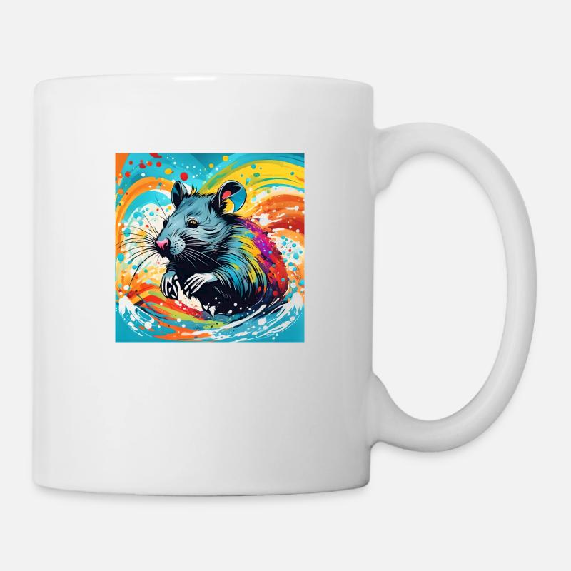RAT color - Mug - white