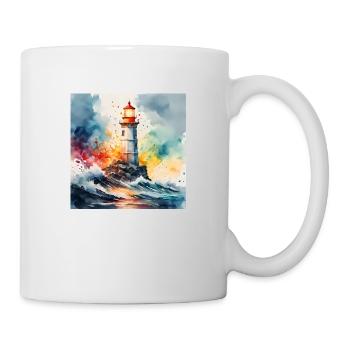 Phare - Mug blanc - blanc - Droite