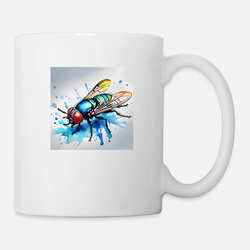 Mouche - Mug blanc - blanc