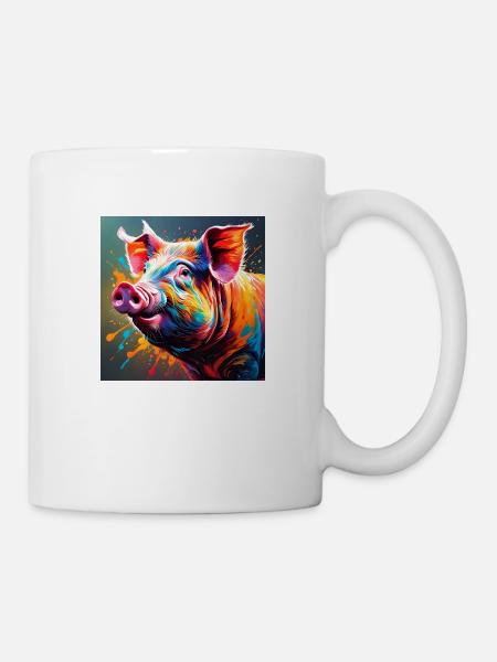 Pig - Tasse - Weiß