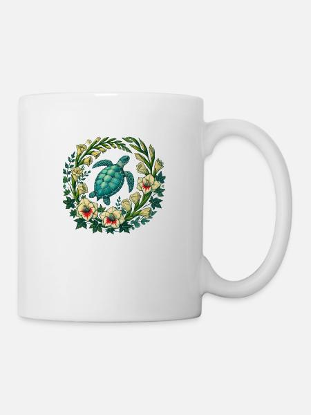Meeresschildkröte - Tasse - Weiß