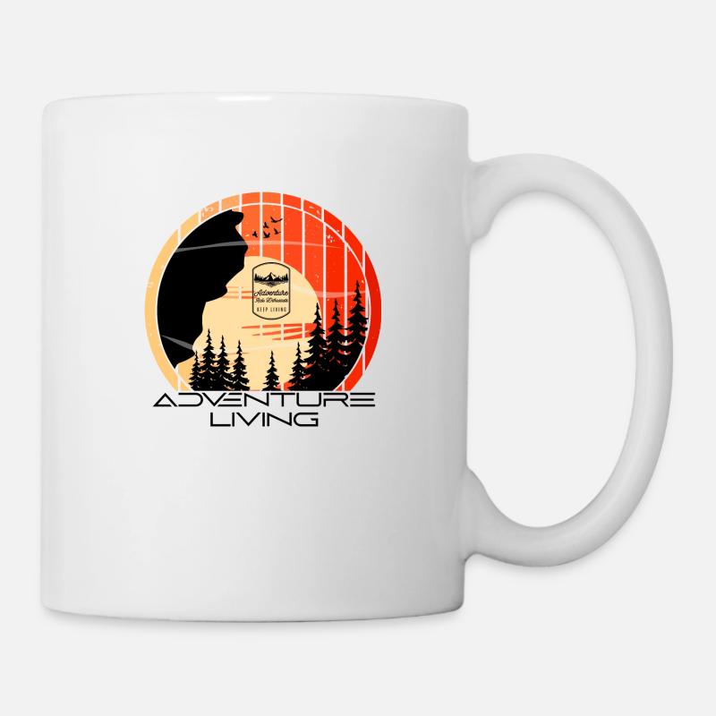 Adventure Living - Tasse - Weiß