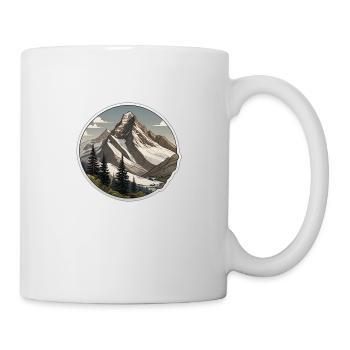 Schweizer Berge - Tasse - Weiß - Rechts