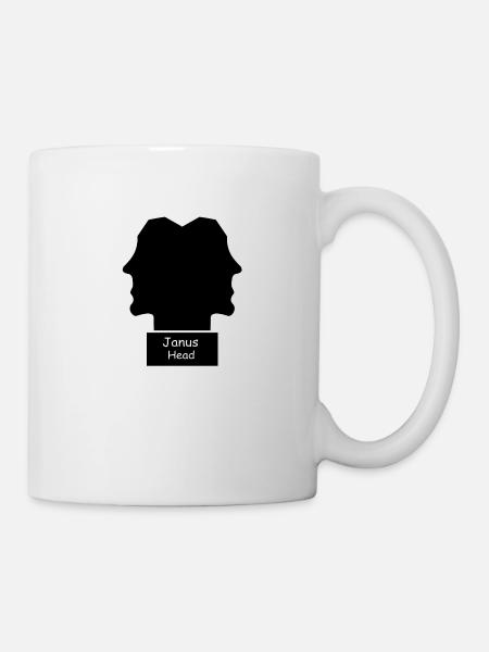 Janus Head - Mug - white