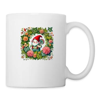 Begonien-Zwerg - Tasse - Weiß - Rechts