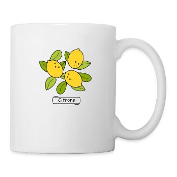 Citrons - Tasse - Weiß - Rechts