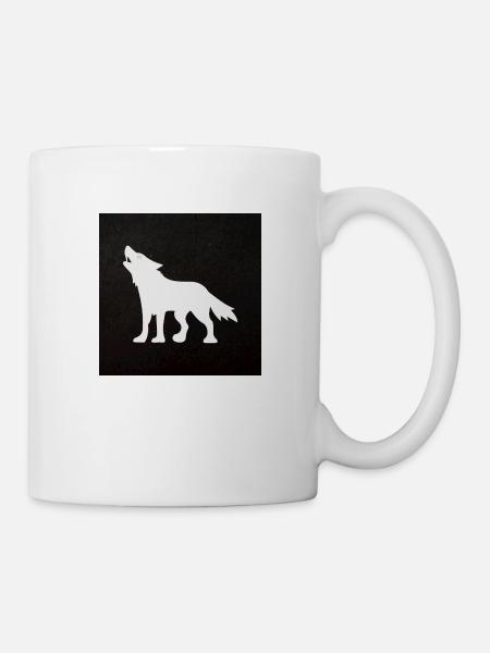Wolf - Tasse - Weiß