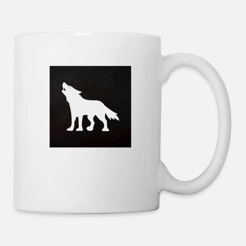 Wolf - Tasse - Weiß