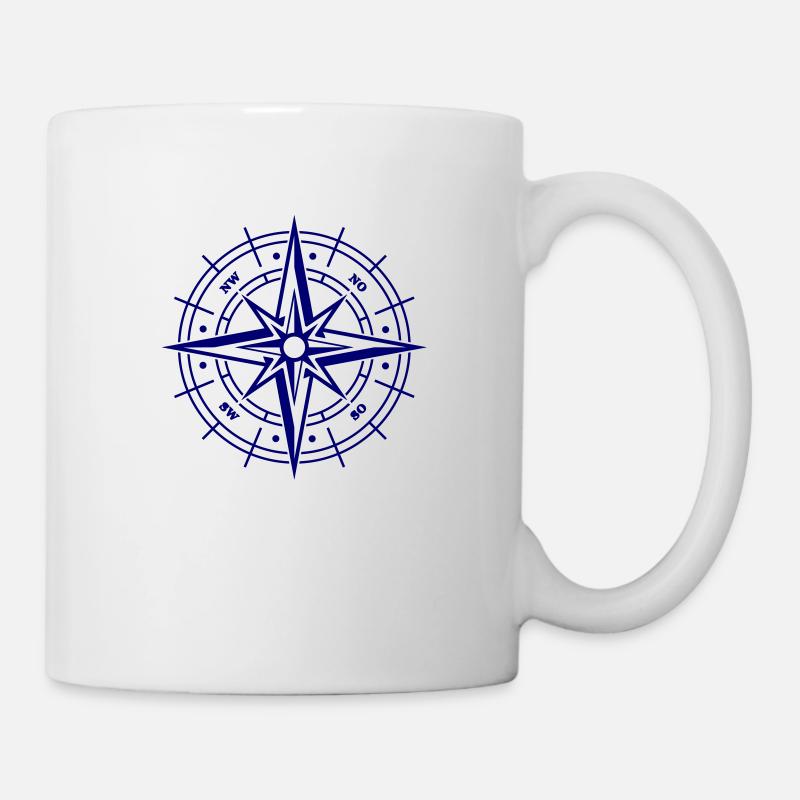 boussole - Mug blanc - blanc