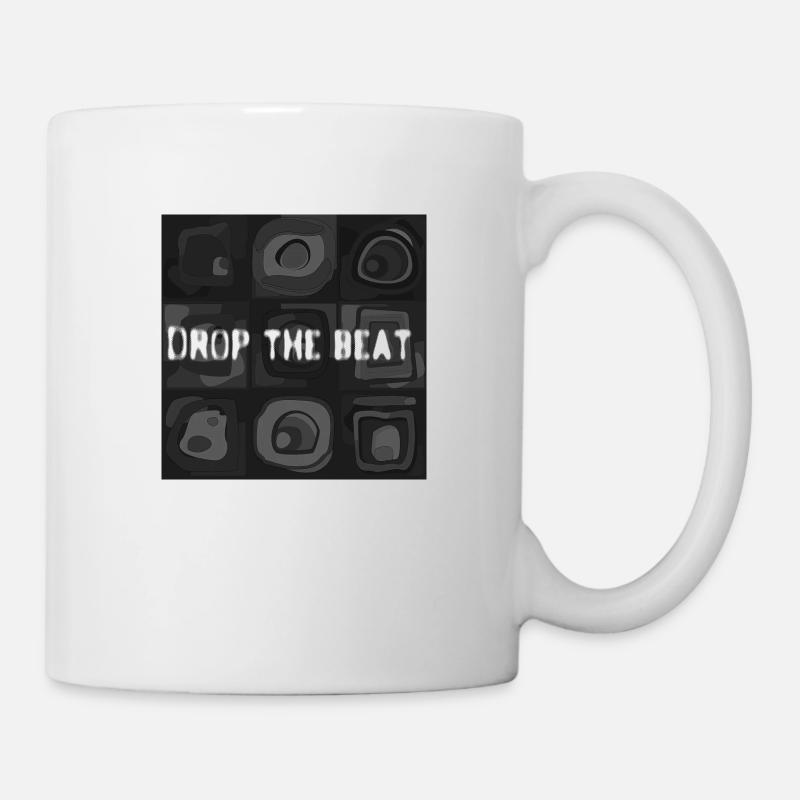 Lass den Beat fallen - Tasse - Weiß