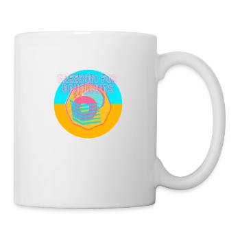 Freedom for doughnuts - Mug - white - Right