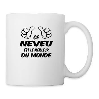 MEILLEUR NEVEU - Mug blanc - blanc - Droite