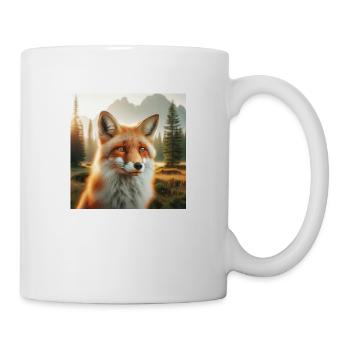 Fuchs - Tasse - Weiß - Rechts