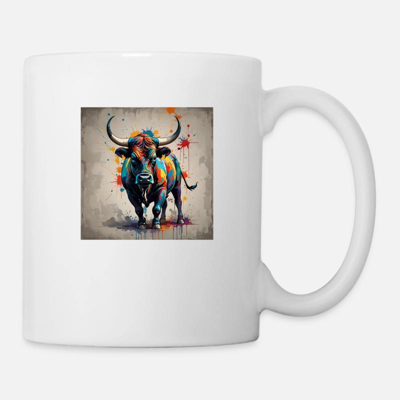 Couleur taureau - Mug blanc - blanc