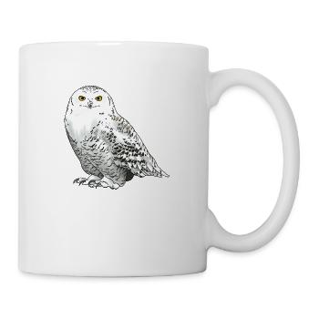 Snowy owl white - Mug - white - Right
