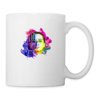 DAGEGEN - Tasse - Weiß - Rechts