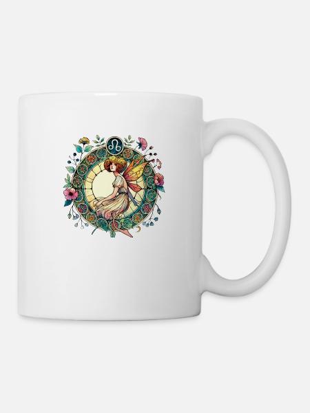 Löwe Fee - Tasse - Weiß