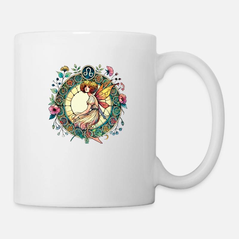 Löwe Fee - Tasse - Weiß