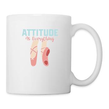 Attitude Is Everything Ballet Dancing - Mug - white - Right