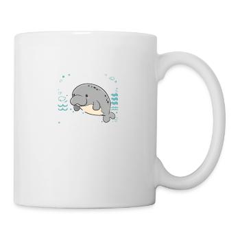 Rettet die dicken Meerjungfrauen - Mug - white - Right