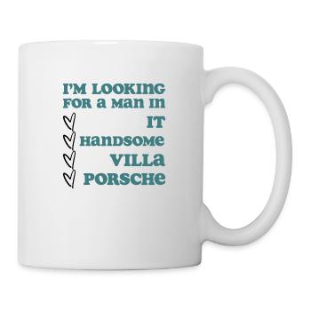 I‘m looking for a man in IT - Tasse - Weiß - Rechts