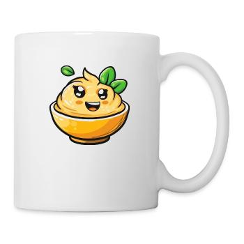 Funny Mustard Bowl Bande dessinée - Mug blanc - blanc - Droite