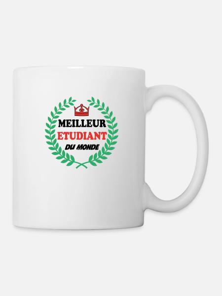 BEST STUDENT IN THE WORLD - Mug - white