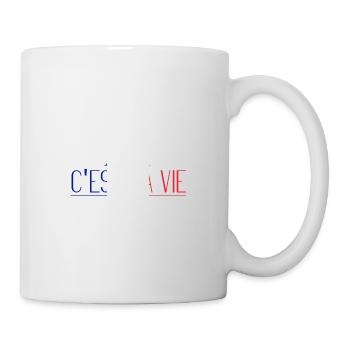 french flag saying - Mug - white - Right