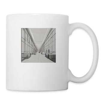 Minimalist view of people - Mug - white - Right