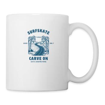 Surfskate Good Times Only - Mug - white - Right