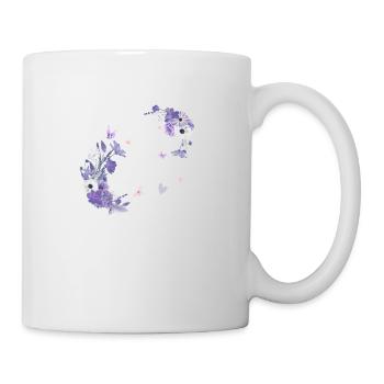 The Purple Floral Bride - Mug - white - Right