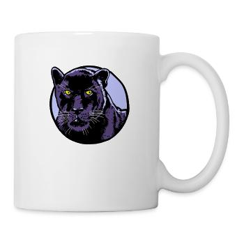 Panthère - Mug blanc - blanc - Droite