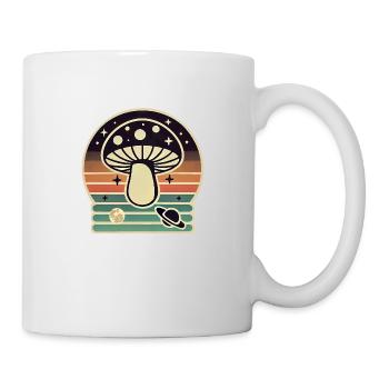 Cosmic Mushroom Art - Tasse - Weiß - Rechts