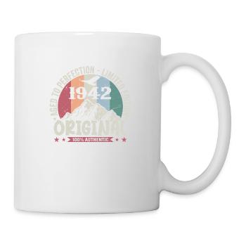 1942 Geburtstag 1942 Jahrgang Geburtstag 1942 - Tasse - Weiß - Rechts