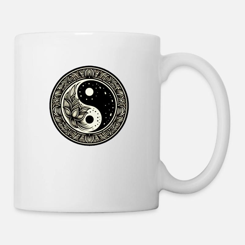 YinYang Warm - Tasse - Weiß