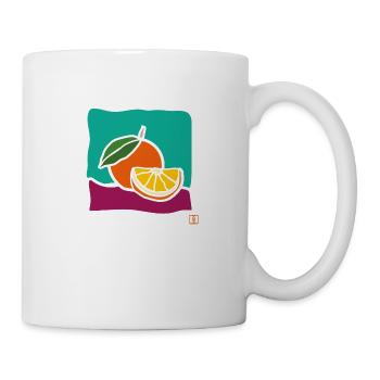 naranja - Mug blanc - blanc - Droite