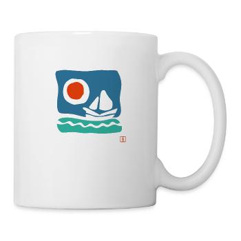 boat - Mug blanc - blanc - Droite