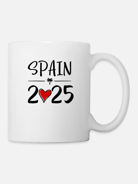 Spain heart 2025 - Mug - white